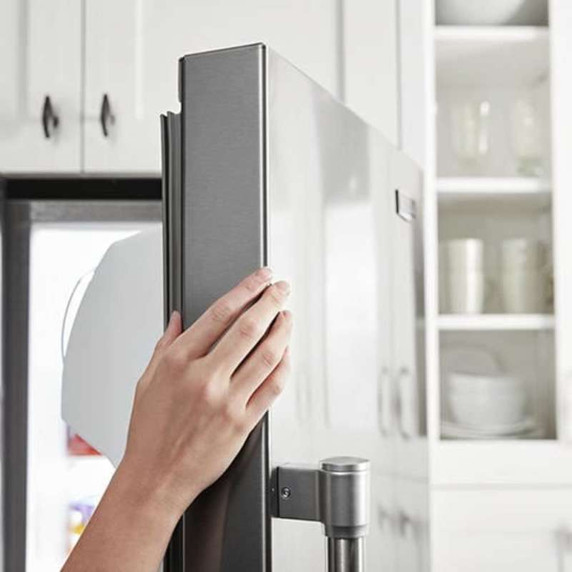 Maytag® 36-Inch Wide Side-by-Side Refrigerator with Exterior Ice and Water Dispenser - 25 Cu. Ft. MSS25C4MGZ