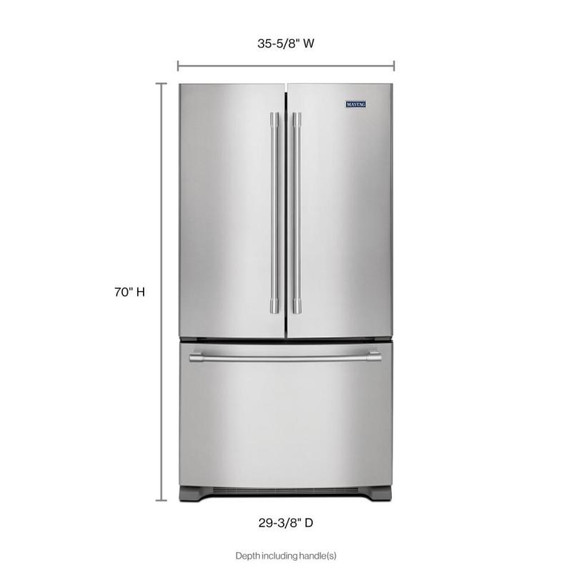 Maytag® 36- Inch Wide Counter Depth French Door Refrigerator - 20 Cu. Ft. MFC2062FEZ