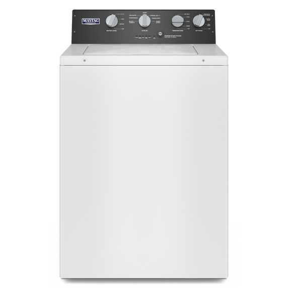 Maytag® Commercial-Grade Residential Agitator Washer - 4.0 cu. ft (I.E.C.) MVWP586GW