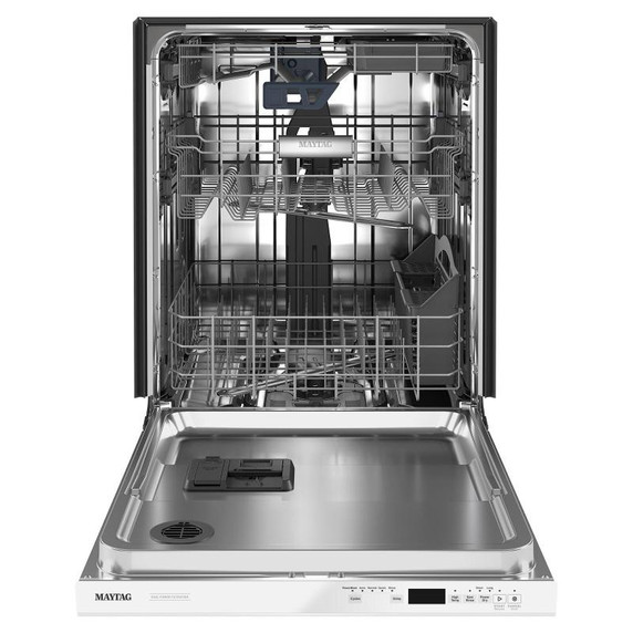 Maytag® 24” Top Control Dishwasher with Dual Power Filtration, PowerBlast® Cycle and 3rd Level Rack - 47 dBA MDB8959SKW