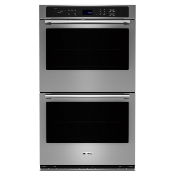 Maytag® 27-inch Double Wall Oven with Air Fry and Basket - 8.6 cu. ft. MOED6027LZ