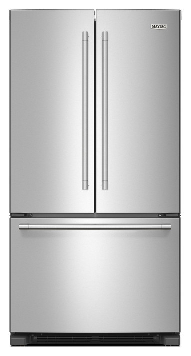 Maytag® 36 Inch Wide French Door Bottom Mount Refrigerator with Max Cool Setting - 25 Cu. Ft. MRFF4236RZ