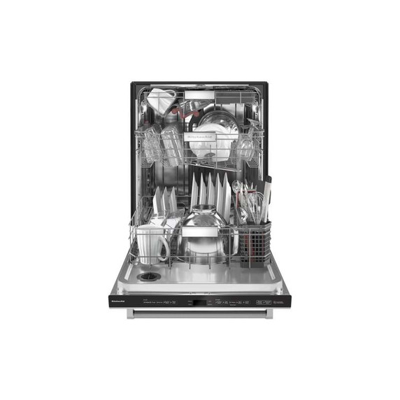 Kitchenaid® 44 dBA Dishwasher with 360° Max Jets™ Third Rack and LED Interior Lighting KDTM704KPS