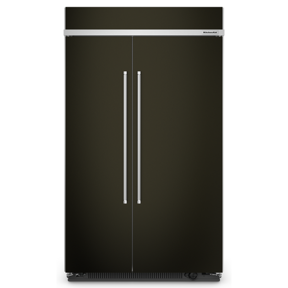 Kitchenaid® 30 Cu. Ft. 48 Built-In Side-by-Side Refrigerator with PrintShield™ Finish KBSN708MPS