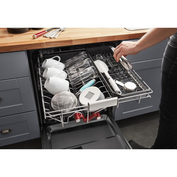 Kitchenaid® 44 dBA Dishwasher with 360° Max Jets™ Third Rack and LED Interior Lighting KDTM804KPS Kitchenaid® 44 dBA Dishwasher with 360° Max Jets™ Third Rack and LED Interior Lighting KDTM804KPS