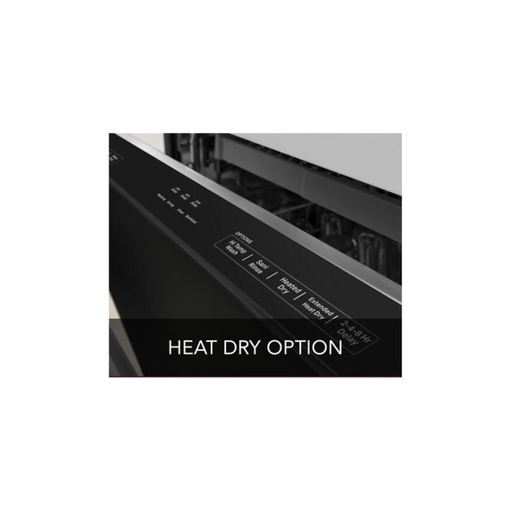 Kitchenaid® 39 dBA Dishwasher with Third Level Utensil Rack KDTE204KBL