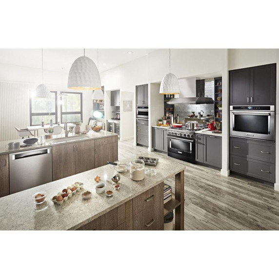 Kitchenaid® 36" 585 or 1170 CFM Motor Class Commercial-Style Wall-Mount Canopy Range Hood KVWC956KSS