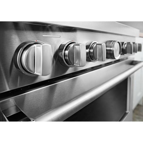 KitchenAid® 36'' Smart Commercial-Style Dual Fuel Range with 6 Burners KFDC506JSS