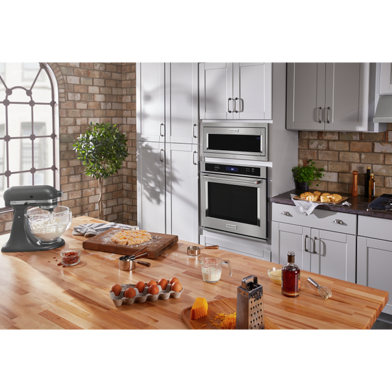 Kitchenaid® 30 Single Wall Oven with Even-Heat™ True Convection KOSE500ESS