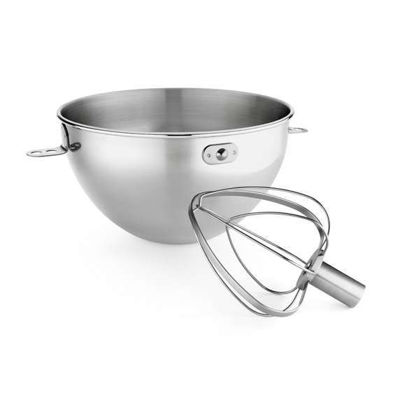 Kitchenaid® 3 Quart Stainless Steel Bowl & Combi-Whip KN3CW