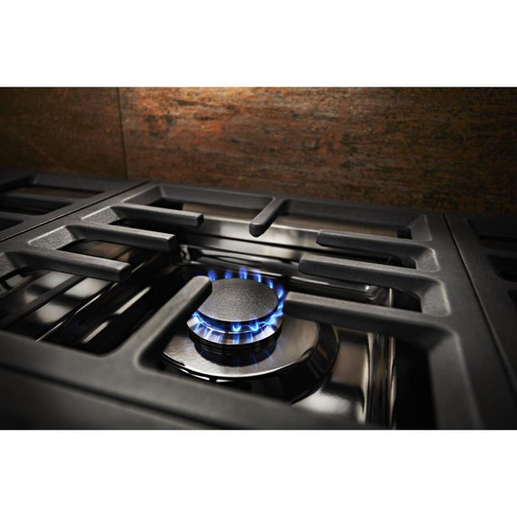 KitchenAid® 48'' Smart Commercial-Style Dual Fuel Range with Griddle KFDC558JYP