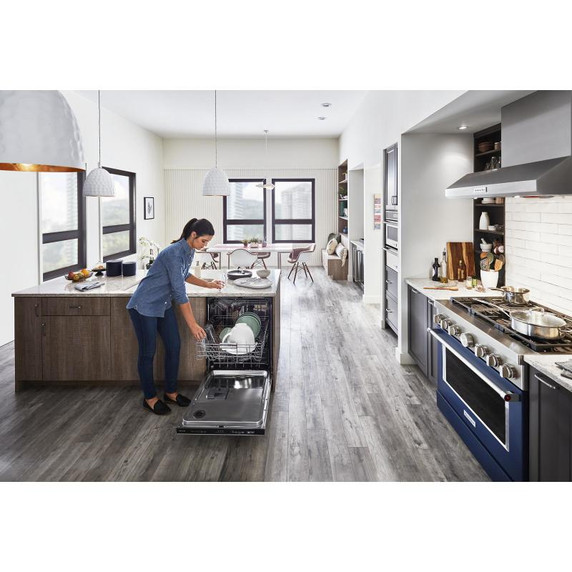 Kitchenaid® 44 dBA Dishwasher in PrintShield™ Finish with 360° Max Jets™ Third Rack KDTM404KPS