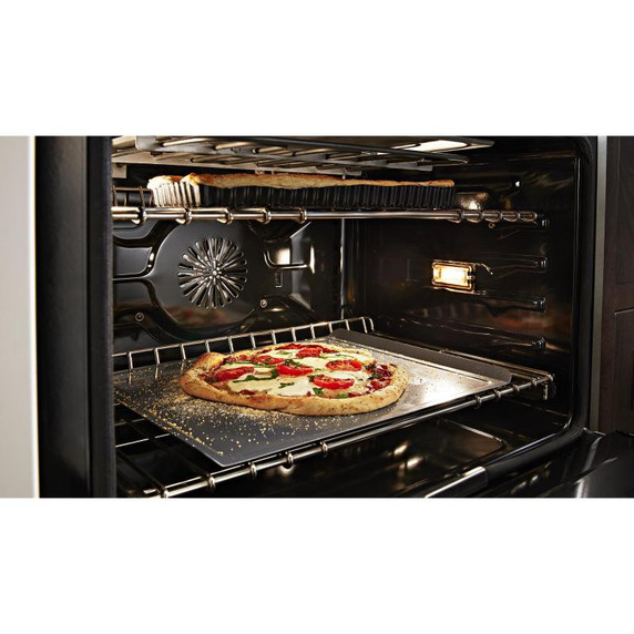 KitchenAid® 48'' Smart Commercial-Style Dual Fuel Range with Griddle KFDC558JMH