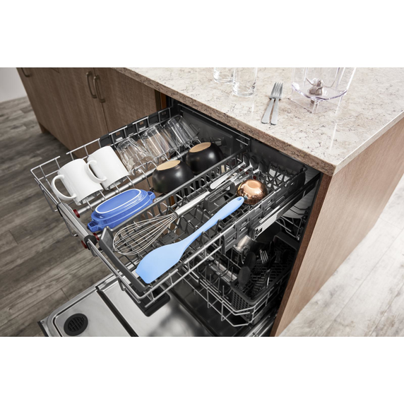 Kitchenaid® 44 dBA Dishwasher with FreeFlex™ Third Rack and LED Interior Lighting KDPM704KPS