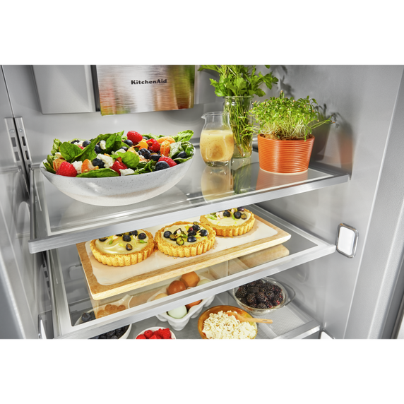 Kitchenaid® 25.5 Cu Ft. 42 Built-In Side-by-Side Refrigerator KBSN702MPS