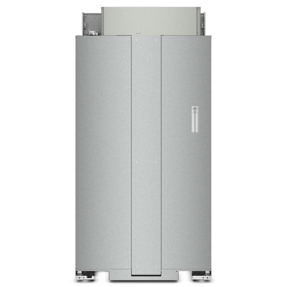 Kitchenaid® 25.5 Cu Ft. 42" Built-In Side-by-Side Refrigerator with PrintShield™ Finish KBSN702MPS