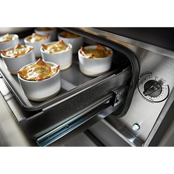 Kitchenaid® 30'' Slow Cook Warming Drawer with PrintShield™ Finish KOWT100EBS