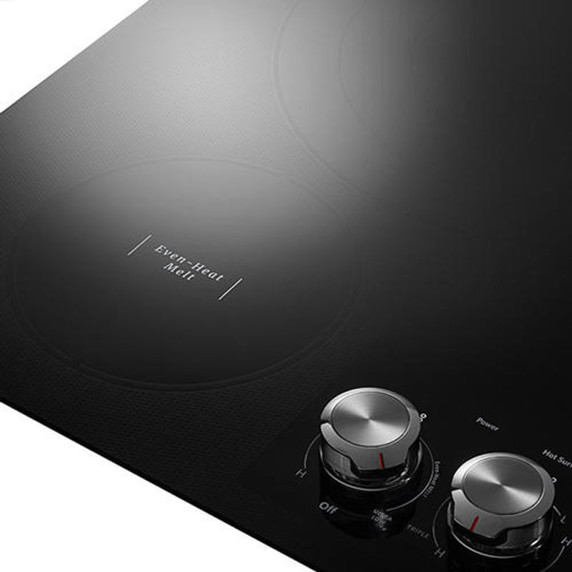 Kitchenaid® 36" Electric Cooktop with 5 Elements and Knob Controls KCES556HBL