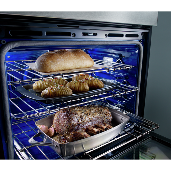 Kitchenaid® 30 Combination Wall Oven with Even-Heat™  True Convection (Lower Oven) KOCE500ESS