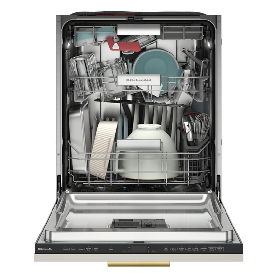 Kitchenaid® 39 dBA Panel-Ready Flush-to-Cabinet Dishwasher with FreeFlex™ Fit Third Level Rack KDTF924PPA