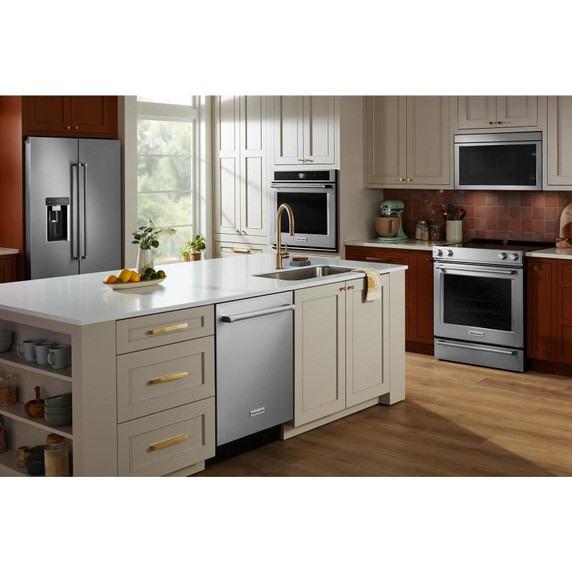 Kitchenaid® 39 dBA PrintShield™ Finish Flush-to-Cabinet Dishwasher with FreeFlex™ Fit Third Level Rack KDTF924PPS Kitchenaid® 39 dBA PrintShield™ Finish Flush-to-Cabinet Dishwasher with FreeFlex™ Fit Third Level Rack KDTF924PPS
