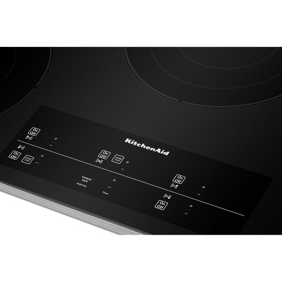 Kitchenaid® 36 Electric Cooktop with 5 Elements and Touch-Activated Controls KCES956KSS