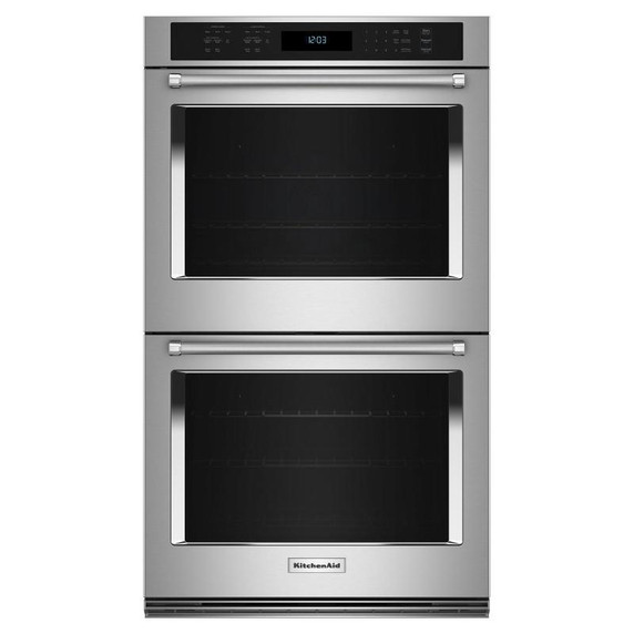 KitchenAid® 30" Double Wall Oven with Air Fry Mode KOED530PSS