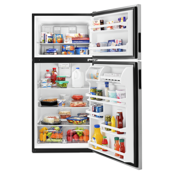 Amana® 30-inch Amana® Top-Freezer Refrigerator with Glass Shelves ART318FFDS