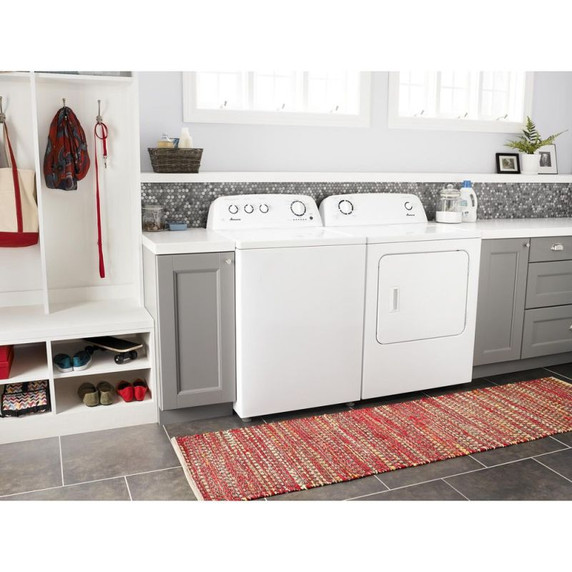 Amana® 6.5 cu. ft. Top-Load Electric Dryer with Automatic Dryness Control YNED4655EW