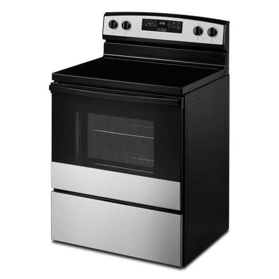 Amana® 30-inch Amana® Electric Range with Extra-Large Oven Window YAER6303MMS