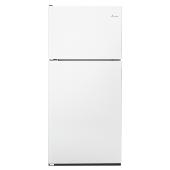 Amana® 30-inch Amana® Top-Freezer Refrigerator with Glass Shelves ART318FFDW