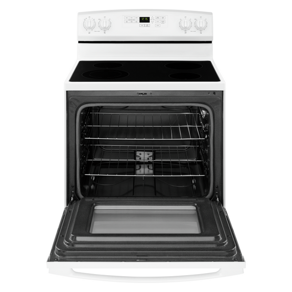 Amana® 30-inch Electric Range with Self-Clean Option YAER6603SFW