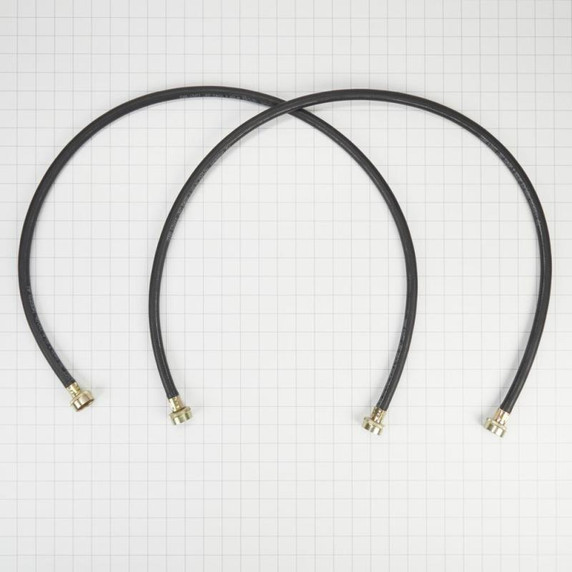 4' Black Washer Inlet Hoses 1050 PSI - 2 Pack 8212546RP 4' Black Washer Inlet Hoses 1050 PSI - 2 Pack 8212546RP