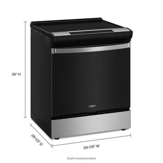 Whirlpool® 30-inch Induction Range with No Preheat Air Fry WSIS5030RV