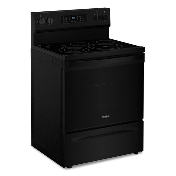 Whirlpool® 30-inch Energy Star Electric Range with Air Cooking Technology, No Preheat Air Fry and Air Baking and Self Clean YWFES5030RB
