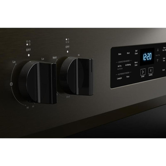 Whirlpool® 30-inch Energy Star Electric Range with Air Cooking Technology, No Preheat Air Fry and Air Baking and Self Clean YWFES5030RV