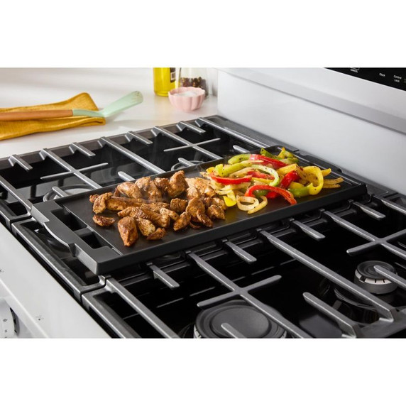Whirlpool® 30-inch Energy Star Gas Range with Fan Convection Air Cooking Technology. No preheat Air Fry and Air Baking, and Self Cleaning, WFGS5030RW