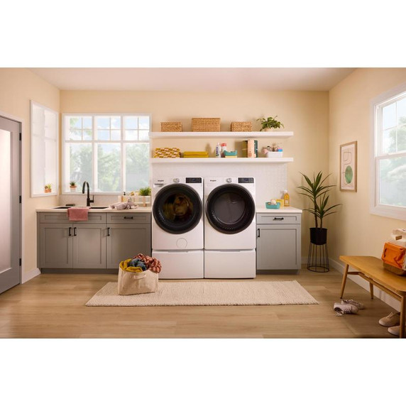 Whirlpool® 7.4 cu. ft. Smart Front Load ENERGY STAR® Certified Gas Dryer with Wrinkle Shield™ Option WGD5720RW