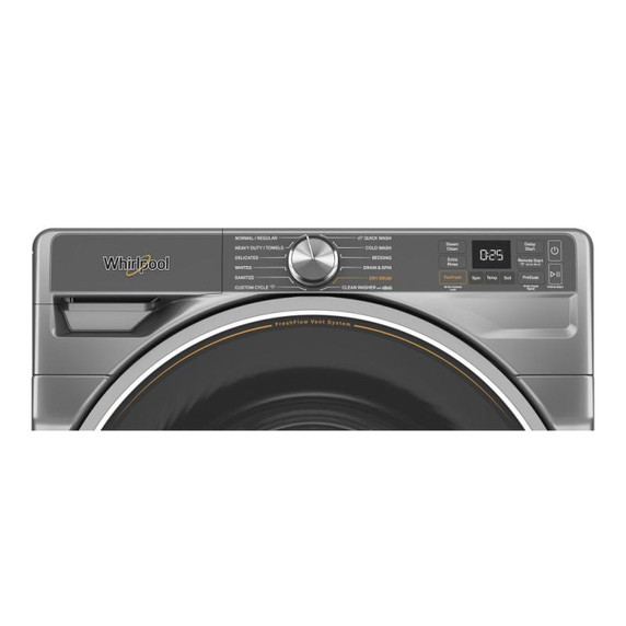 Whirlpool® 5.8 cu. ft. I.E.C. Smart Front Load ENERGY STAR® Certified Washer with FreshFlow™ Vent System and Intelligent Wash WFW6720RR