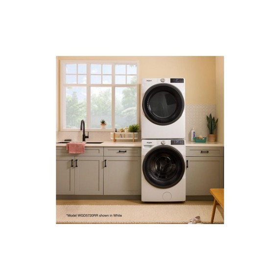 Whirlpool® 7.4 cu. ft. Smart Front Load ENERGY STAR® Certified Gas Dryer with Wrinkle Shield™ Option WGD5720RR