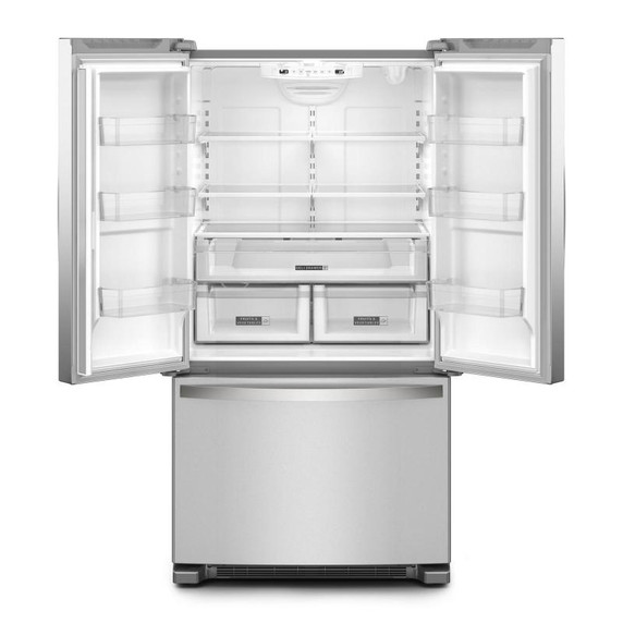 Whirlpool® 36-Inch Wide Full-Depth French Door Bottom Mount Refrigerator - 25 cu. ft. WRFF3036RZ