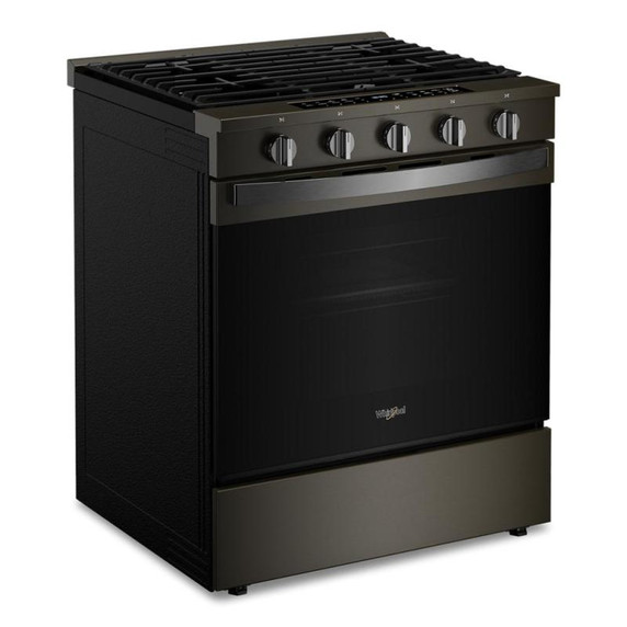 Whirlpool® 30-inch Smart Slide In Gas Range with Air Cooking Technology, No Preheat Air Fry, Steam/Self Clean and High Speed Preheat WSGS7530RV