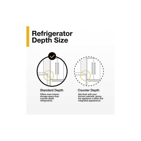Whirlpool® 36-Inch French Door Refrigerator with Interior Water Dispenser - 31 cu. ft. WRFF3336SZ
