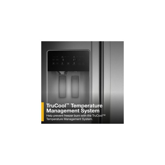 Whirlpool® 36-inch Counter Depth Side-by-Side Refrigerator with TruCool™ System WRSC5536RZ