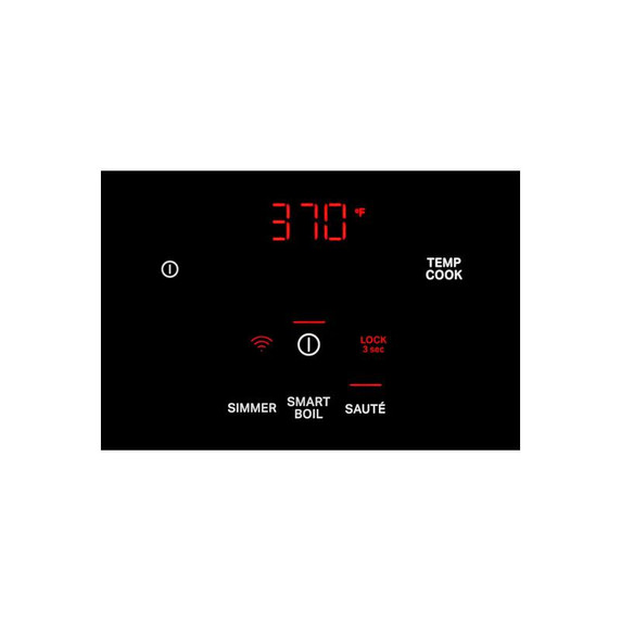 Kitchenaid® 30" Temp Cook™ Induction Cooktop with 5 Cooking Zones KCIT730SBL