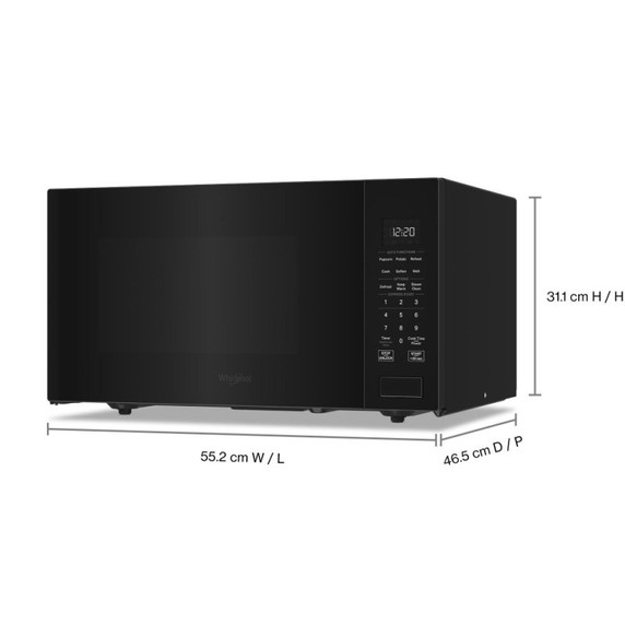 Whirlpool® 1.6 cu. ft. Sensor Cooking Microwave YWMCS7022SB