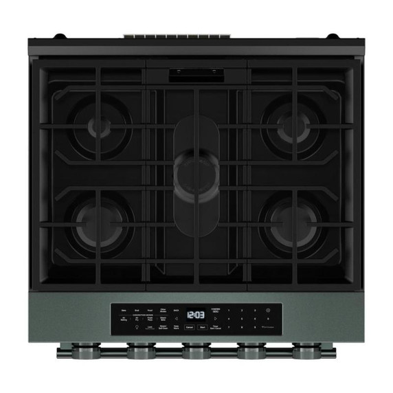 Kitchenaid® 5.0 Cu. Ft. Smart Slide-in Gas Range with Convection Cooking Modes and 2-in-1 Burner KSGS530SJP