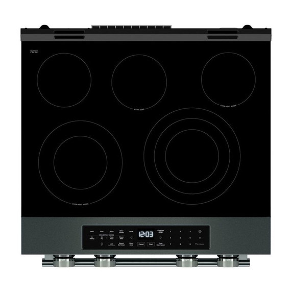 Kitchenaid® 5.3 Cu. Ft. Slide-in Electric Range with Two Even-Heat™ Hyper Elements and Convection Cooking Modes YKSES530SJP