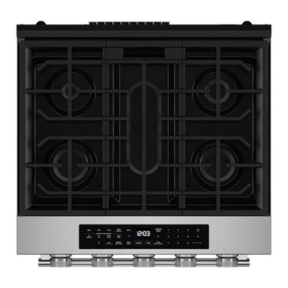 Kitchenaid® 5.0 Cu. Ft. Smart Slide-in Gas Range with Convection Cooking Modes KSGS330SPS