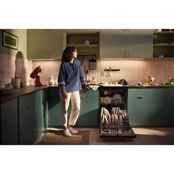 Kitchenaid® 360° Max Jets™ Third Rack Dishwasher with Advanced ProDry™ System and Ultra-bright LED Lighting, 44 dBA KDTS724SJP